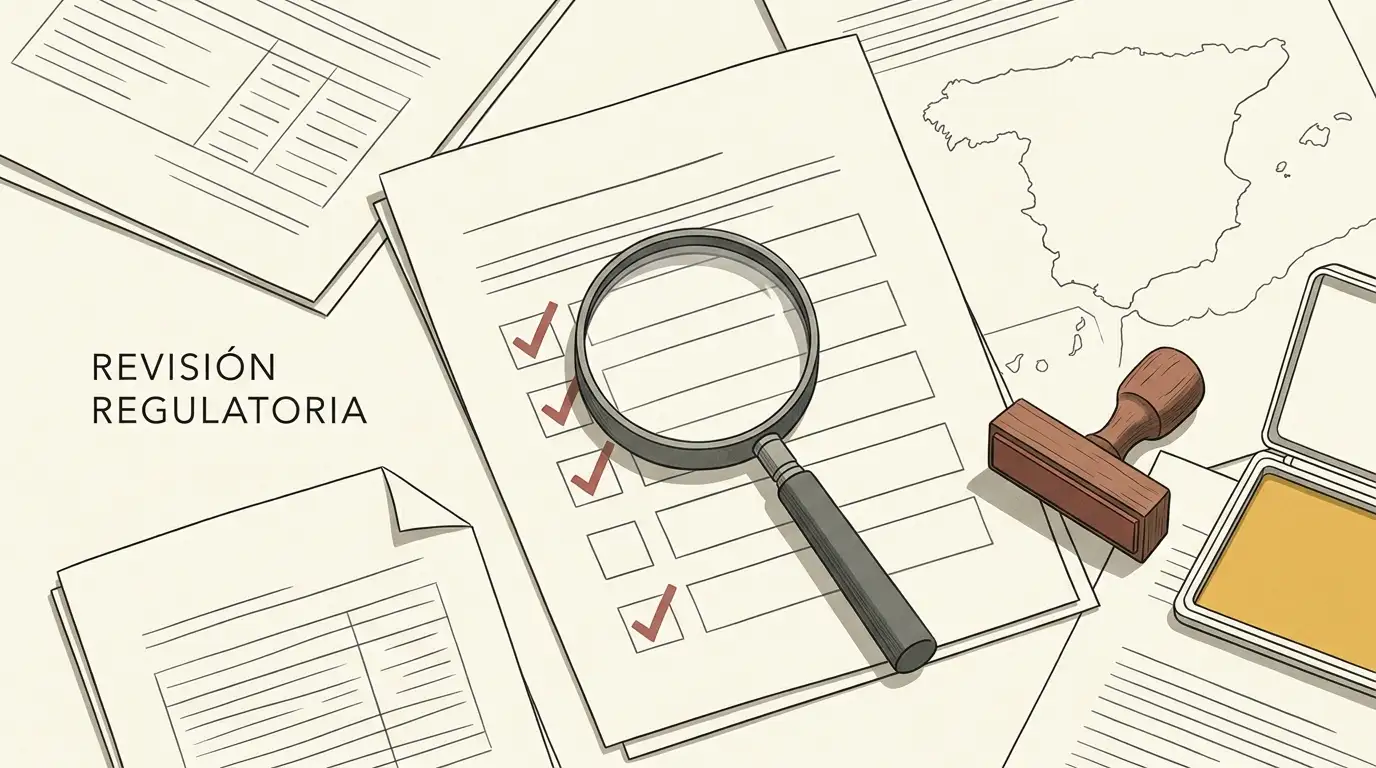 Documentos y elementos regulatorios asociados a la comprobación de licencias en España